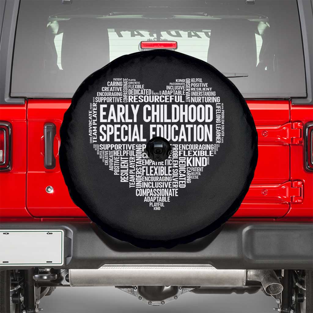 Early Childhood Special Education Teacher Spare Tire Cover Caring Compassionate Kindness