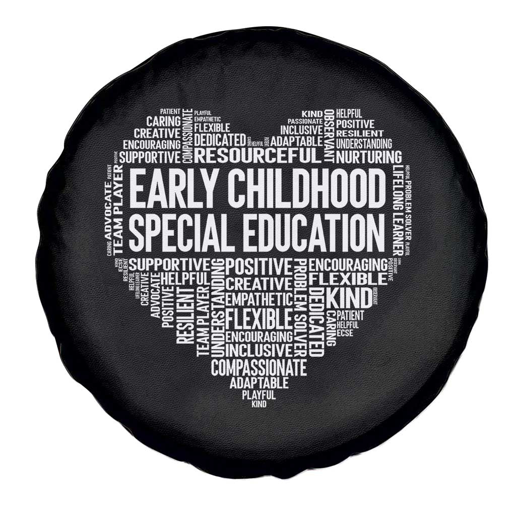 Early Childhood Special Education Teacher Spare Tire Cover Caring Compassionate Kindness