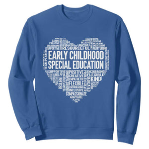 Early Childhood Special Education Teacher Sweatshirt Caring Compassionate Kindness