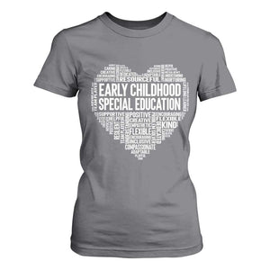 Early Childhood Special Education Teacher T Shirt For Women Caring Compassionate Kindness