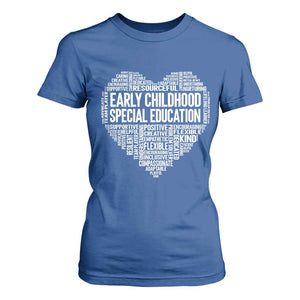 Early Childhood Special Education Teacher T Shirt For Women Caring Compassionate Kindness