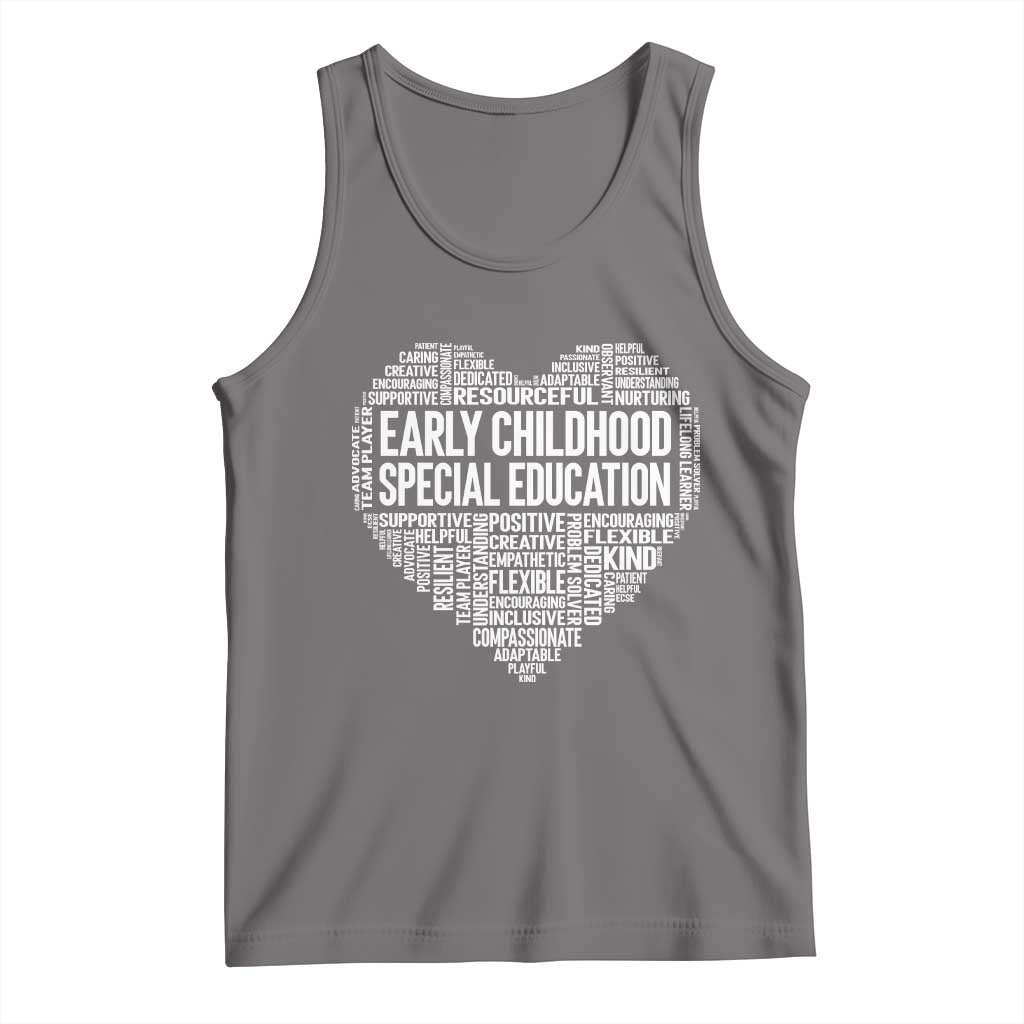 Early Childhood Special Education Teacher Tank Top Caring Compassionate Kindness