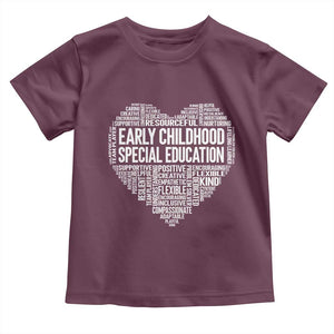 Early Childhood Special Education Teacher Toddler T Shirt Caring Compassionate Kindness