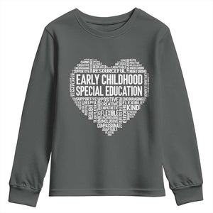 Early Childhood Special Education Teacher Youth Sweatshirt Caring Compassionate Kindness