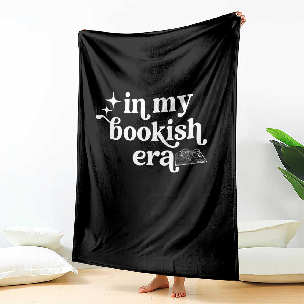 In My Bookish Era Reading Gift Throw Blanket Book Lover