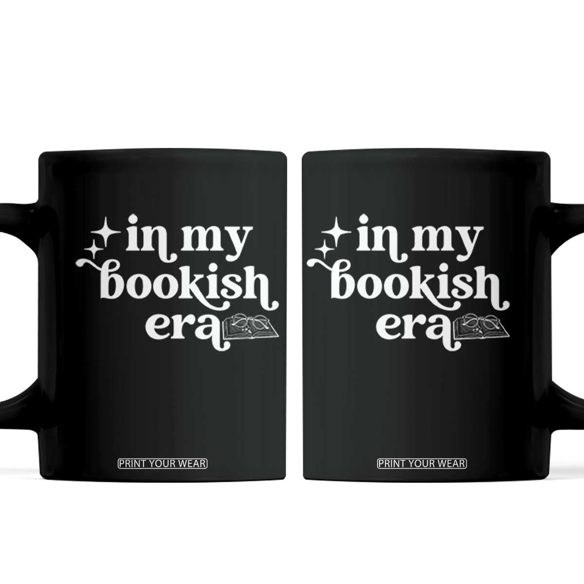 In My Bookish Era Reading Gift Coffee Mug Book Lover TS12 Black Print Your Wear