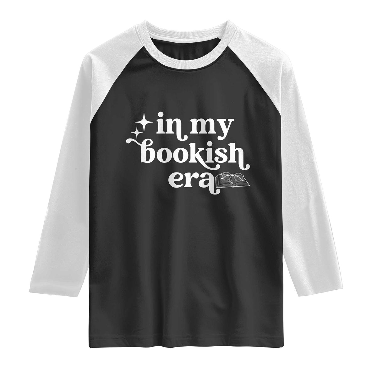 In My Bookish Era Reading Gift Raglan Shirt Book Lover