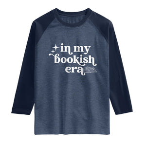In My Bookish Era Reading Gift Raglan Shirt Book Lover