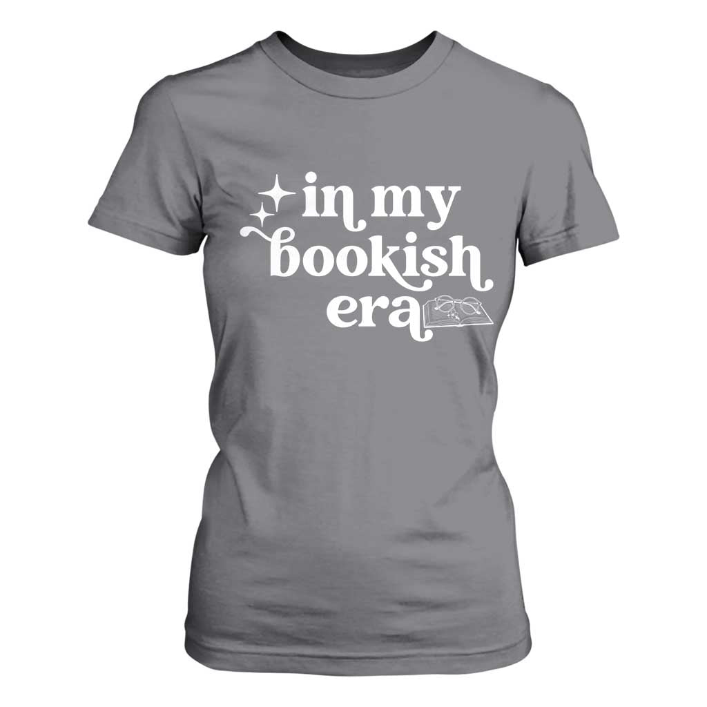 In My Bookish Era Reading Gift T Shirt For Women Book Lover