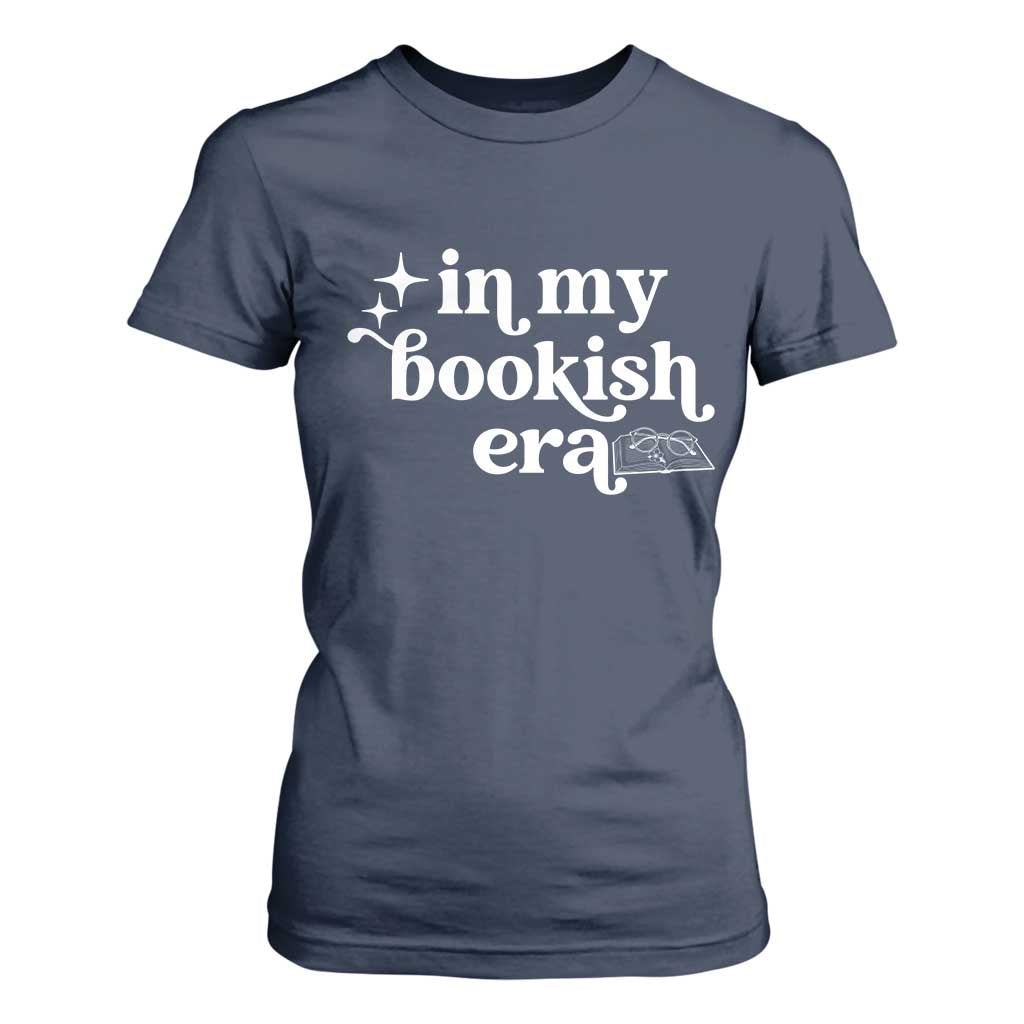 In My Bookish Era Reading Gift T Shirt For Women Book Lover