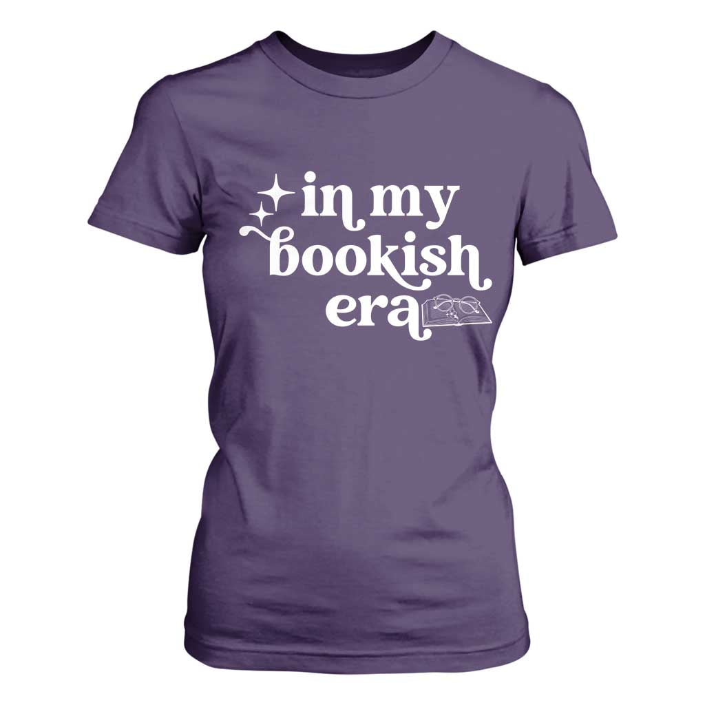 In My Bookish Era Reading Gift T Shirt For Women Book Lover