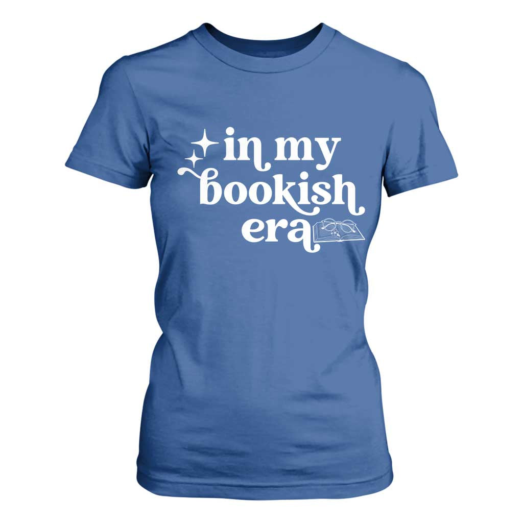 In My Bookish Era Reading Gift T Shirt For Women Book Lover