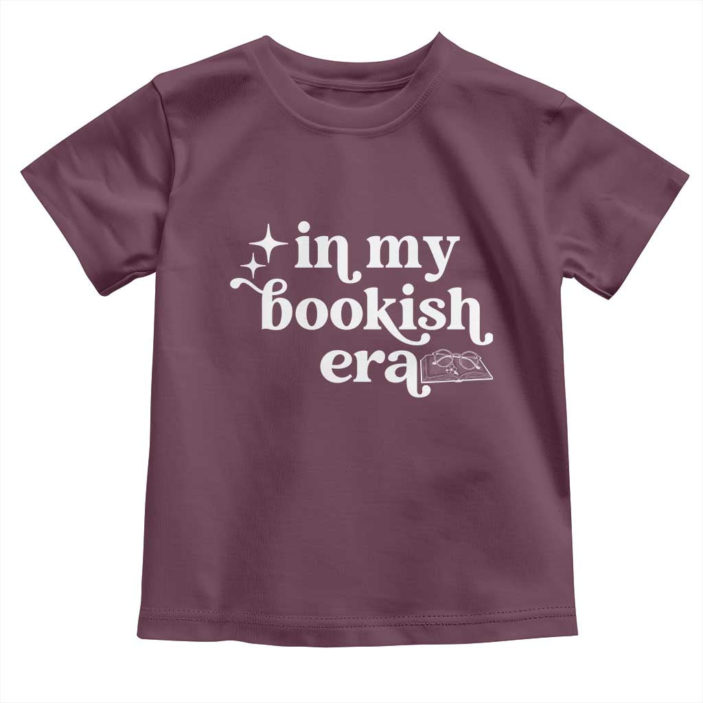 In My Bookish Era Reading Gift Toddler T Shirt Book Lover