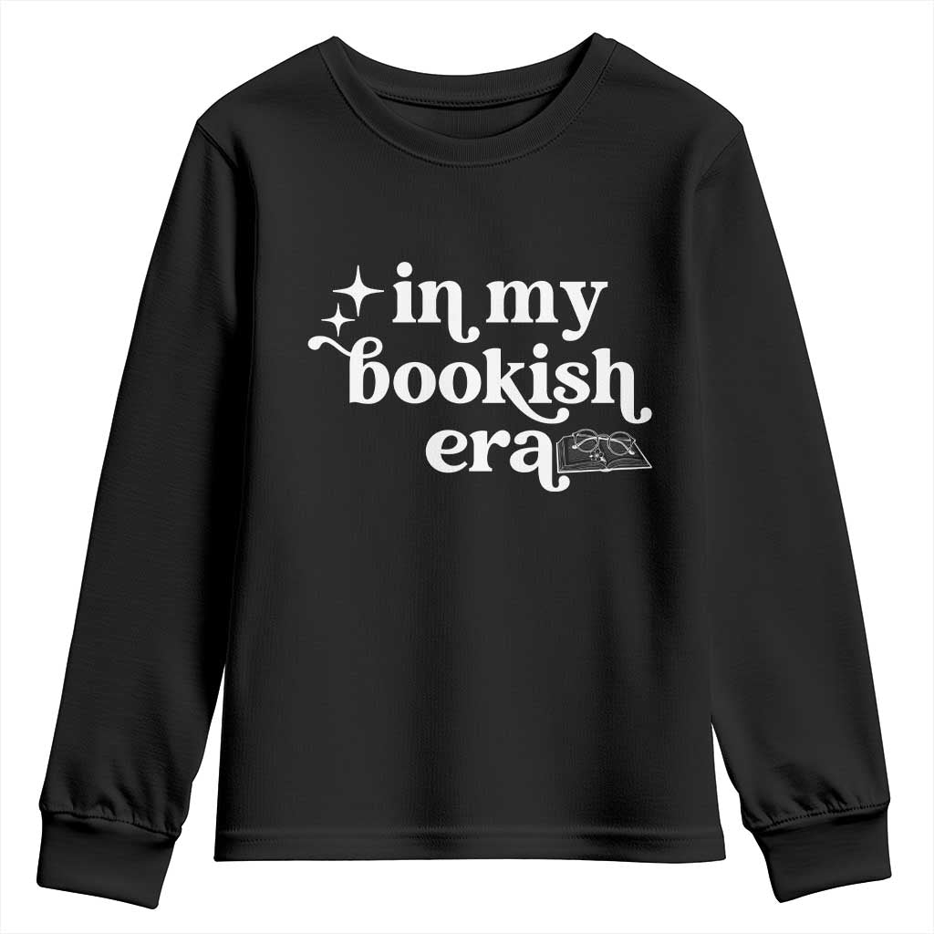 In My Bookish Era Reading Gift Youth Sweatshirt Book Lover