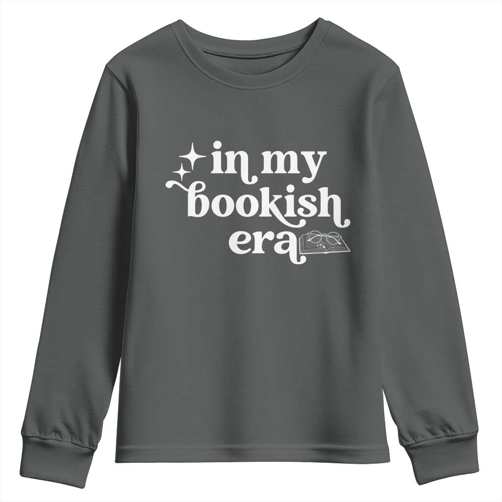 In My Bookish Era Reading Gift Youth Sweatshirt Book Lover