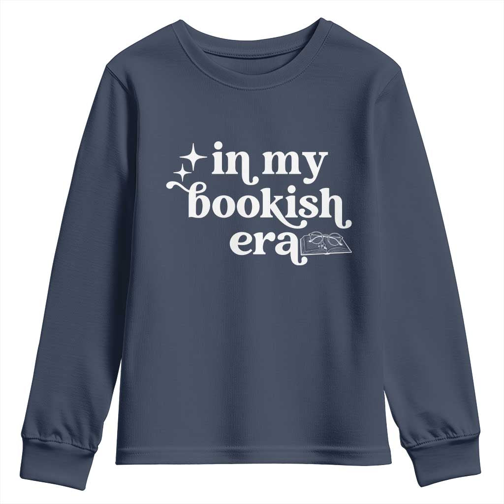In My Bookish Era Reading Gift Youth Sweatshirt Book Lover