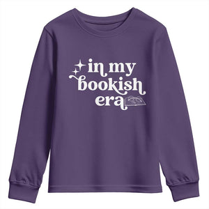 In My Bookish Era Reading Gift Youth Sweatshirt Book Lover