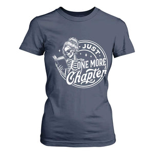 Just One More Chapter Skeleton Woman T Shirt For Women Book Lover Gift