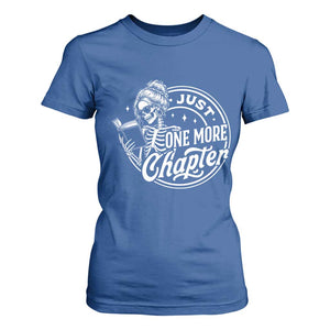 Just One More Chapter Skeleton Woman T Shirt For Women Book Lover Gift