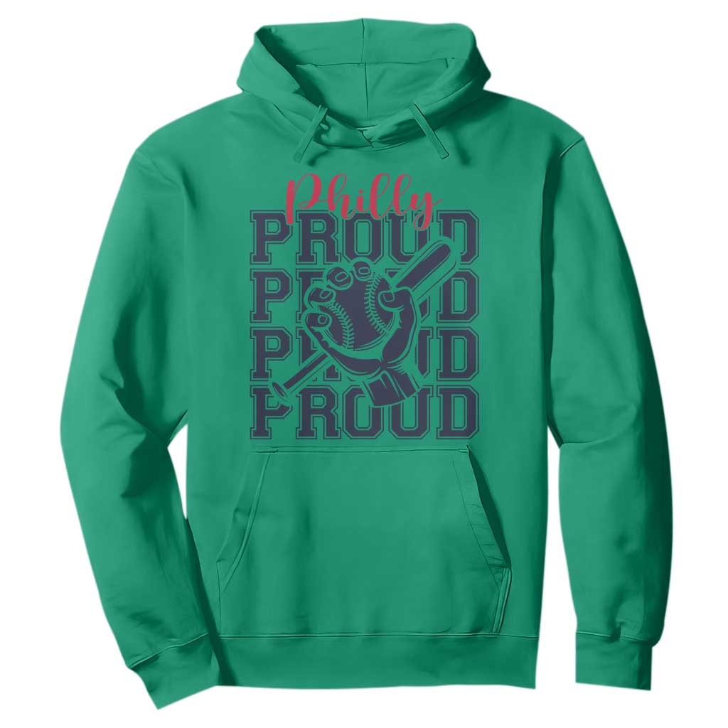 Baseball Lover Hoodie Philly Baseball Spirit Proud Fan Sport Humor Gift TS12 Irish Green Print Your Wear