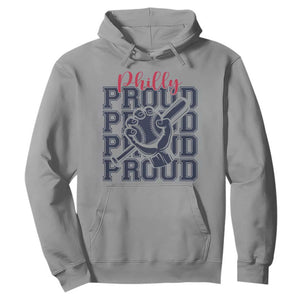 Baseball Lover Hoodie Philly Baseball Spirit Proud Fan Sport Humor Gift TS12 Sport Gray Print Your Wear