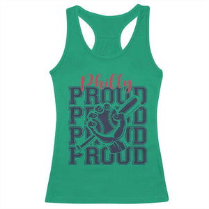 Baseball Lover Racerback Tank Top Philly Baseball Spirit Proud Fan Sport Humor Gift TS12 Irish Green Print Your Wear