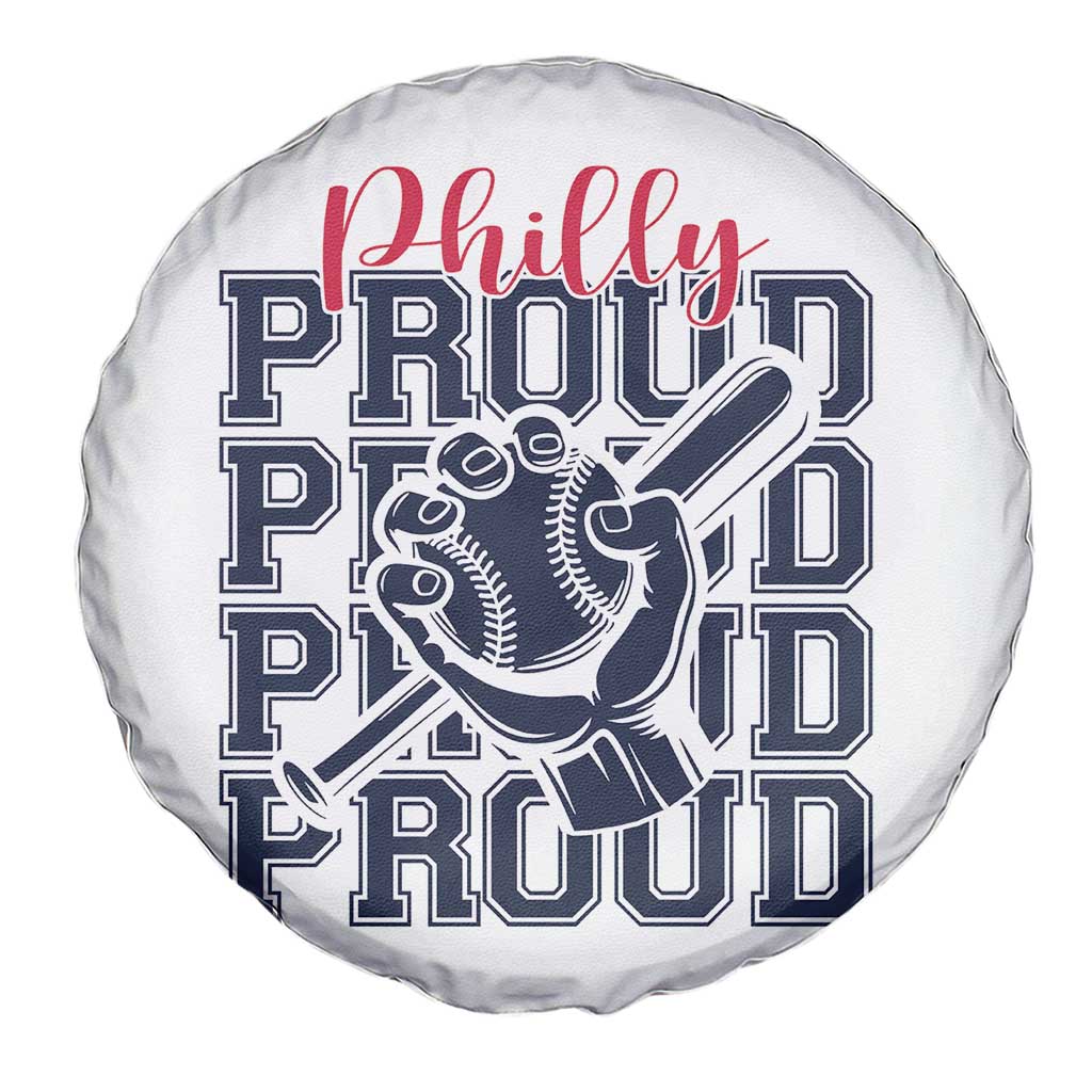 Baseball Lover Spare Tire Cover Philly Baseball Spirit Proud Fan Sport Humor Gift TS12 Print Your Wear