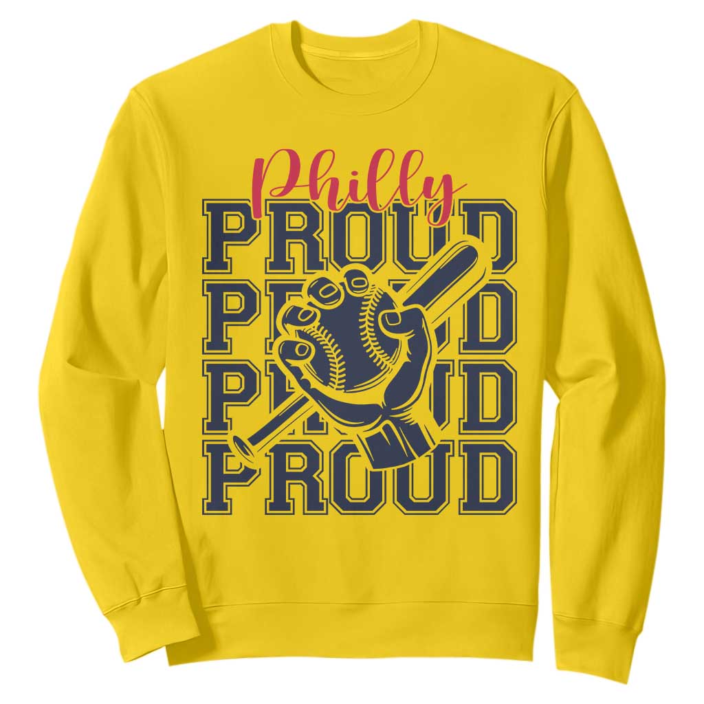 Baseball Lover Sweatshirt Philly Baseball Spirit Proud Fan Sport Humor Gift TS12 Daisy Print Your Wear