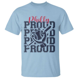Baseball Lover T Shirt Philly Baseball Spirit Proud Fan Sport Humor Gift TS12 Light Blue Print Your Wear