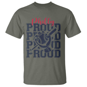 Baseball Lover T Shirt Philly Baseball Spirit Proud Fan Sport Humor Gift TS12 Military Green Print Your Wear