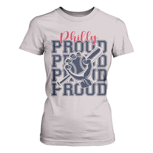 Baseball Lover T Shirt For Women Philly Baseball Spirit Proud Fan Sport Humor Gift TS12 Ice Gray Print Your Wear
