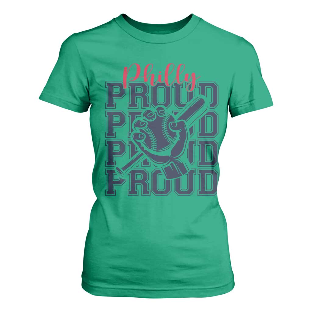 Baseball Lover T Shirt For Women Philly Baseball Spirit Proud Fan Sport Humor Gift TS12 Irish Green Print Your Wear