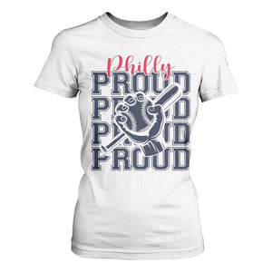 Baseball Lover T Shirt For Women Philly Baseball Spirit Proud Fan Sport Humor Gift TS12 White Print Your Wear
