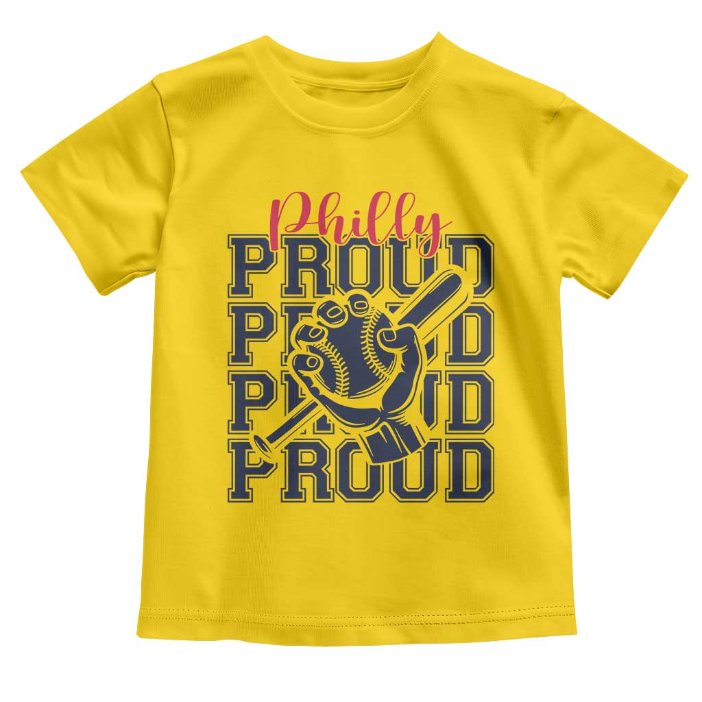 Baseball Lover Toddler T Shirt Philly Baseball Spirit Proud Fan Sport Humor Gift TS12 Daisy Print Your Wear