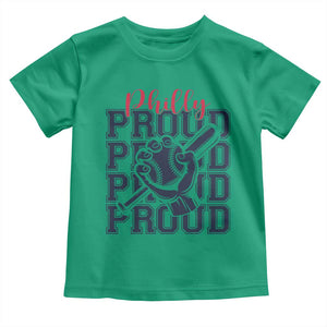 Baseball Lover Toddler T Shirt Philly Baseball Spirit Proud Fan Sport Humor Gift TS12 Irish Green Print Your Wear
