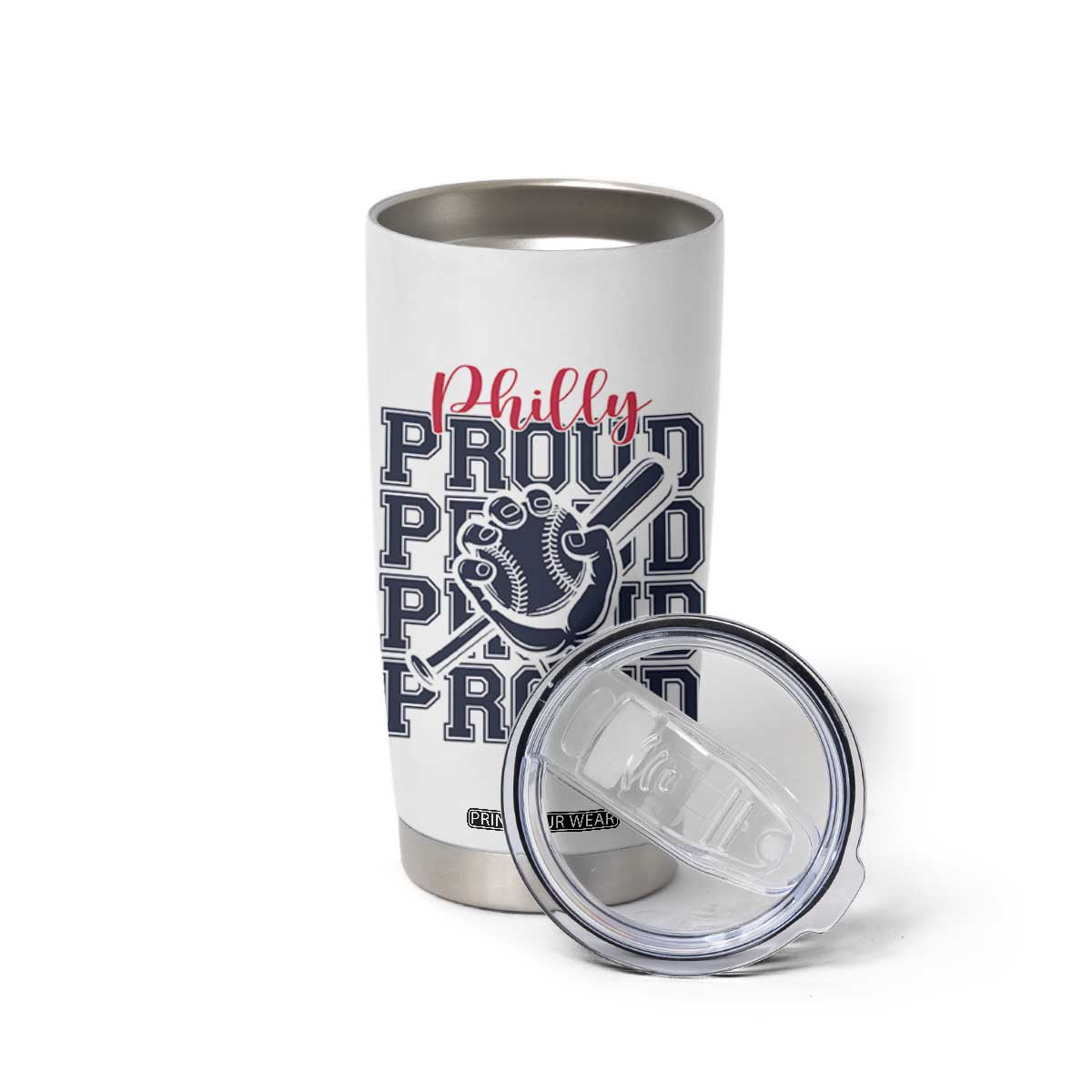 Baseball Lover Tumbler Cup Philly Baseball Spirit Proud Fan Sport Humor Gift TS12 Print Your Wear