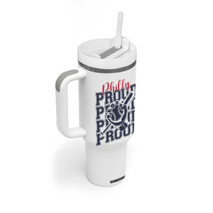 Baseball Lover Tumbler With Handle Philly Baseball Spirit Proud Fan Sport Humor Gift TS12 Print Your Wear