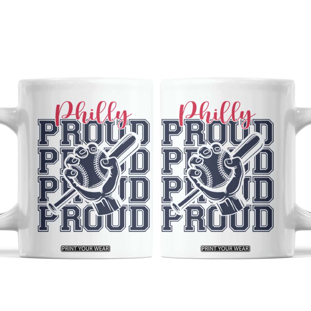 Baseball Lover Coffee Mug Philly Baseball Spirit Proud Fan Sport Humor Gift TS12 White Print Your Wear