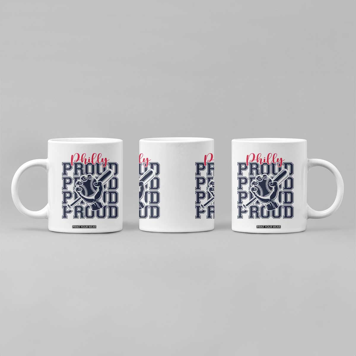 Baseball Lover Coffee Mug Philly Baseball Spirit Proud Fan Sport Humor Gift TS12 Print Your Wear