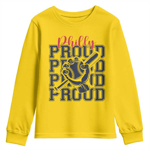 Baseball Lover Youth Sweatshirt Philly Baseball Spirit Proud Fan Sport Humor Gift TS12 Daisy Print Your Wear