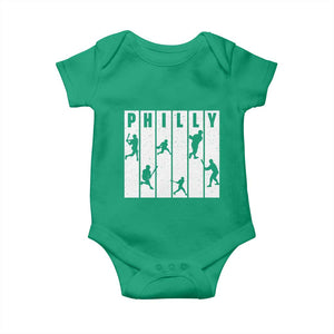 Baseball Lover Baby Onesie Philly Retro Spirit Proud Fan Sport Lover Gift TS12 Irish Green Print Your Wear