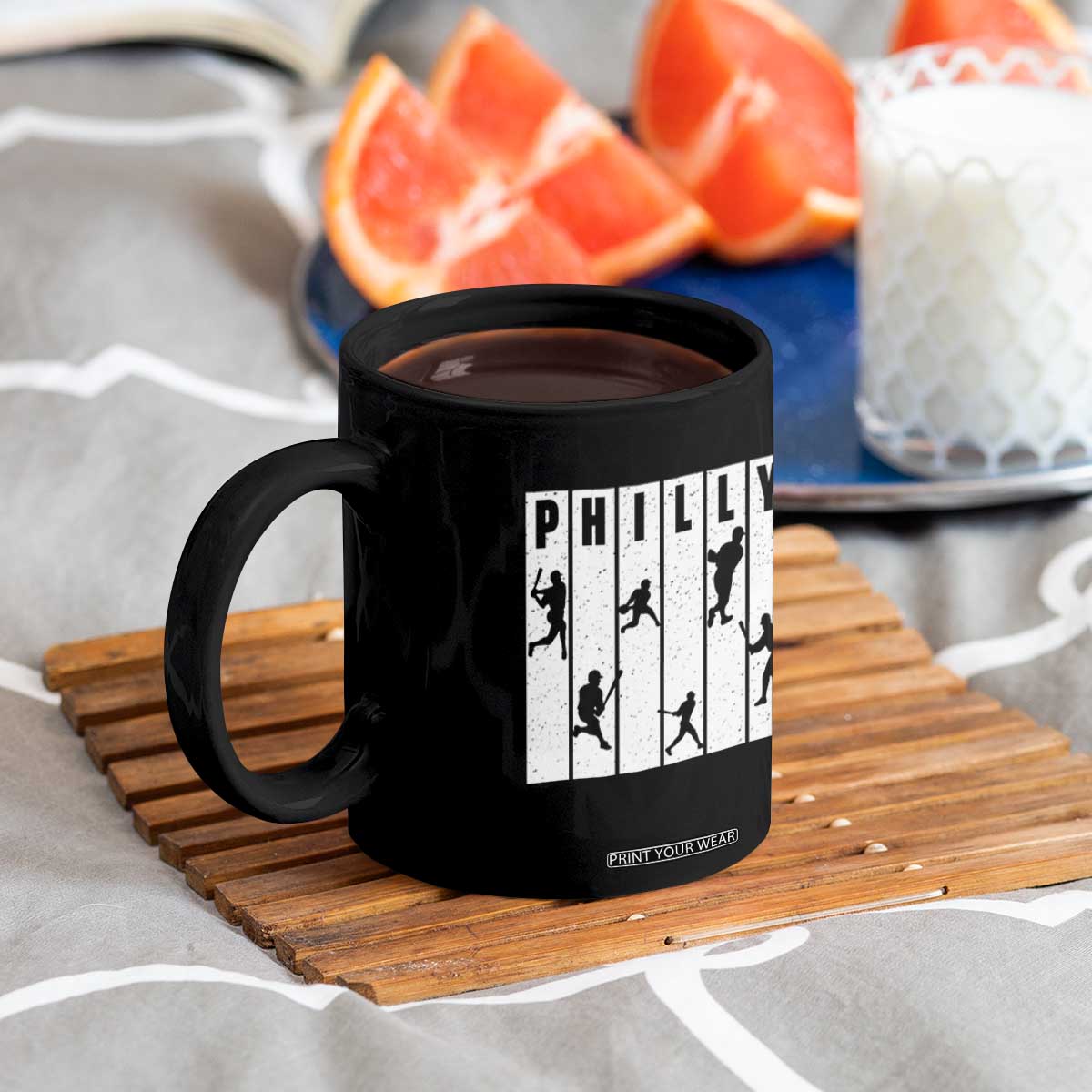 Baseball Lover Coffee Mug Philly Retro Spirit Proud Fan Sport Lover Gift TS12 Print Your Wear
