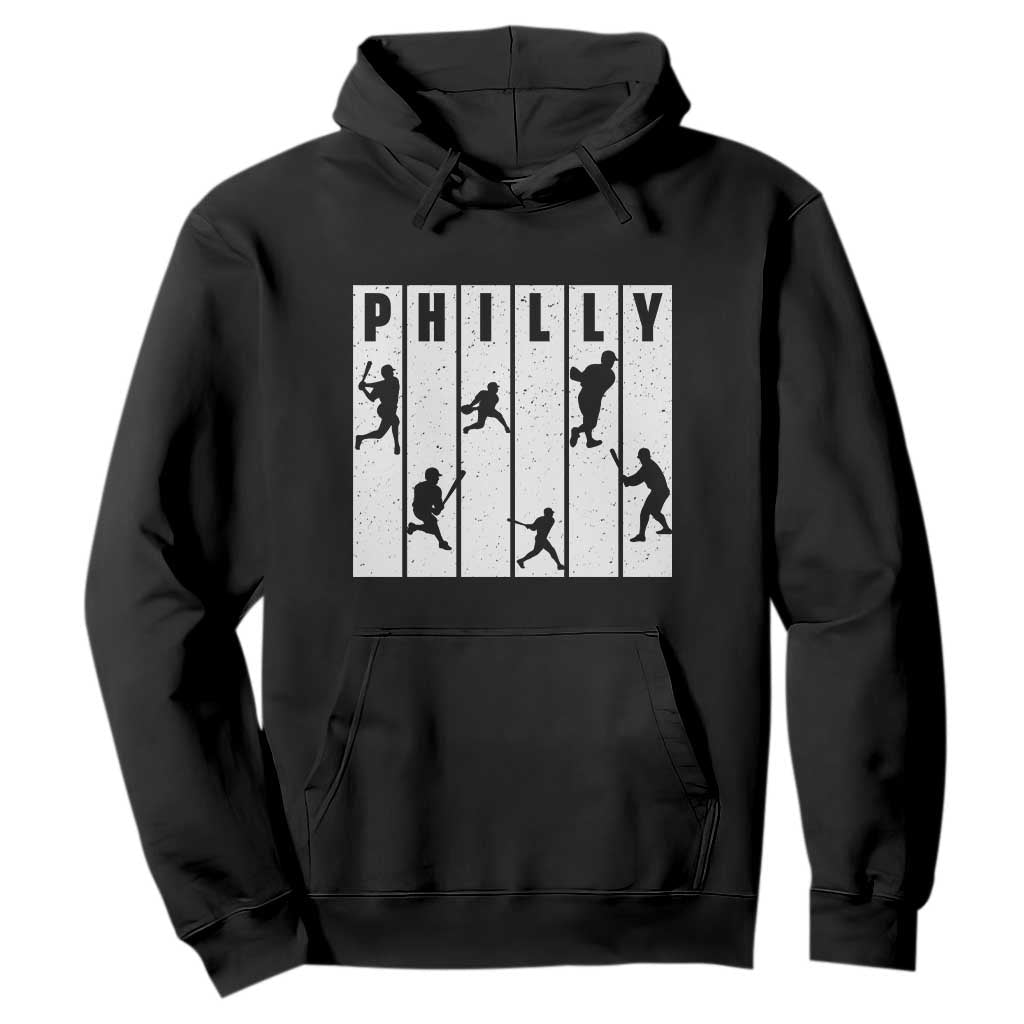 Baseball Lover Hoodie Philly Retro Spirit Proud Fan Sport Lover Gift TS12 Black Print Your Wear