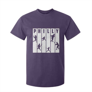 Baseball Lover T Shirt For Kid Philly Retro Spirit Proud Fan Sport Lover Gift TS12 Purple Print Your Wear