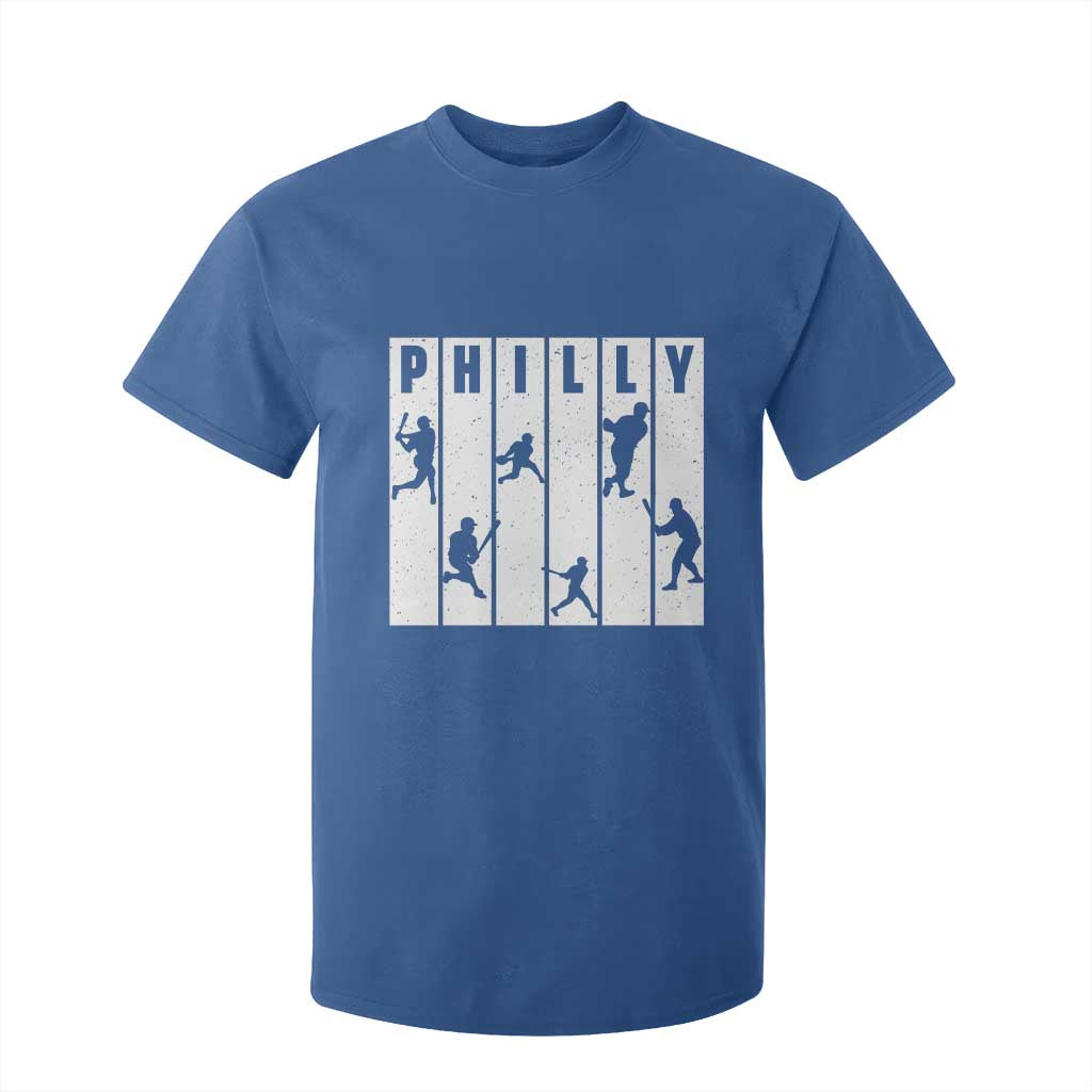 Baseball Lover T Shirt For Kid Philly Retro Spirit Proud Fan Sport Lover Gift TS12 Royal Blue Print Your Wear
