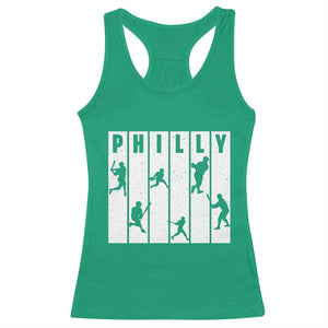 Baseball Lover Racerback Tank Top Philly Retro Spirit Proud Fan Sport Lover Gift TS12 Irish Green Print Your Wear