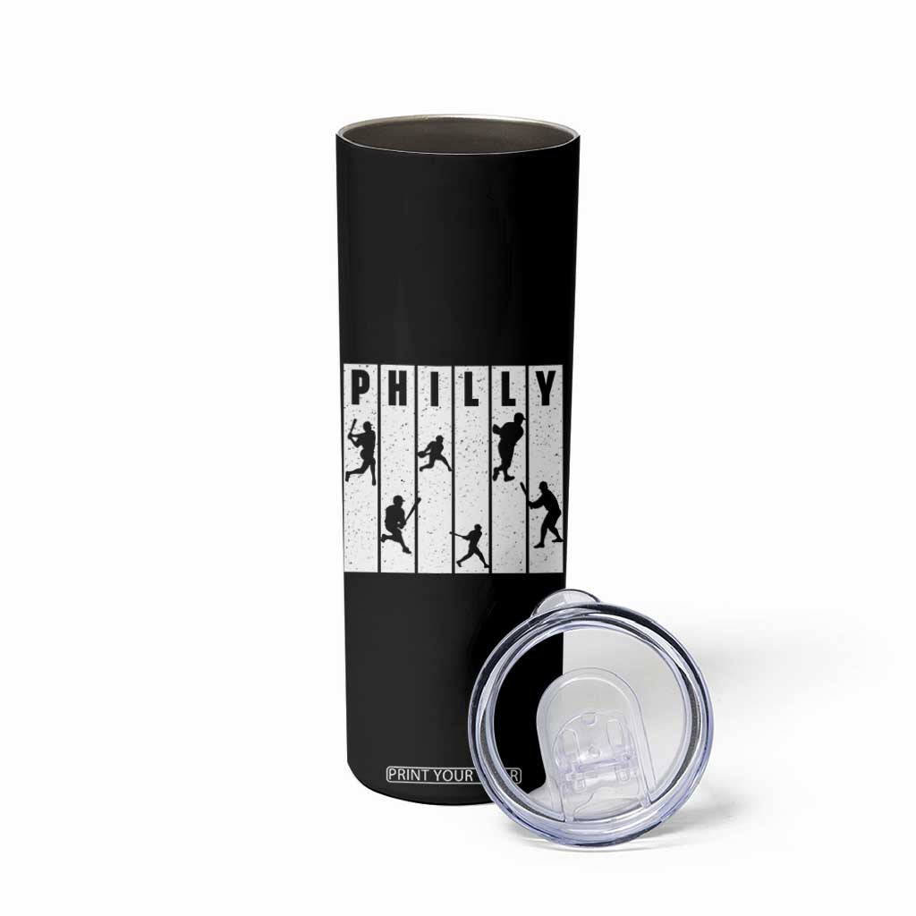 Baseball Lover Skinny Tumbler Philly Retro Spirit Proud Fan Sport Lover Gift TS12 Print Your Wear