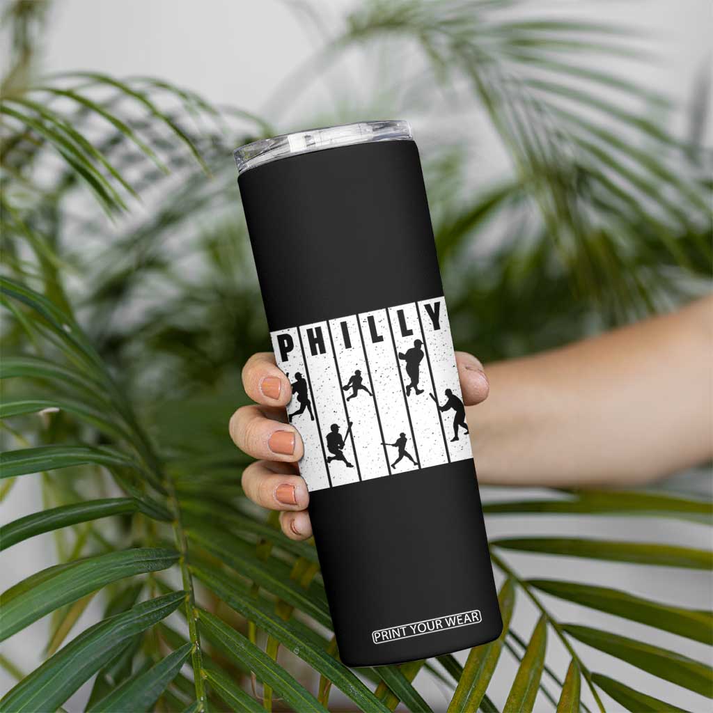 Baseball Lover Skinny Tumbler Philly Retro Spirit Proud Fan Sport Lover Gift TS12 Print Your Wear