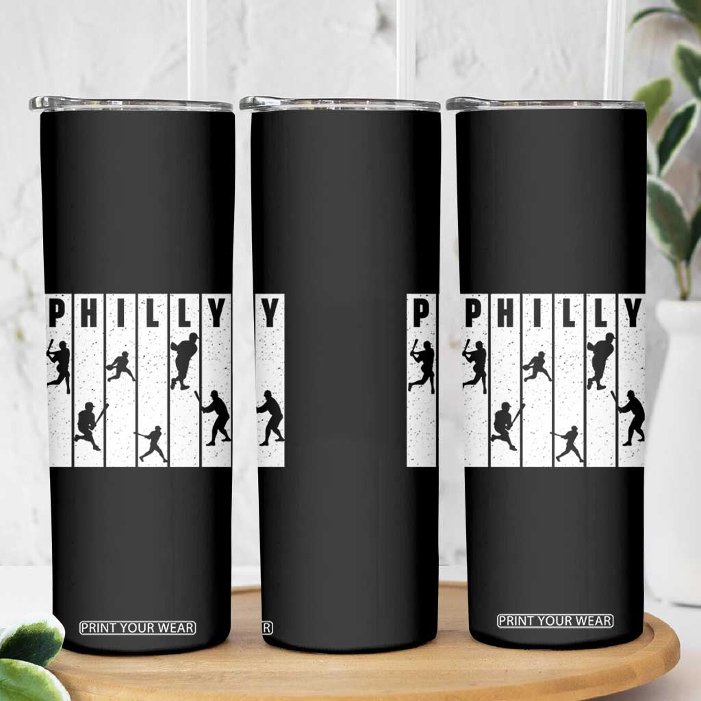 Baseball Lover Skinny Tumbler Philly Retro Spirit Proud Fan Sport Lover Gift TS12 Print Your Wear
