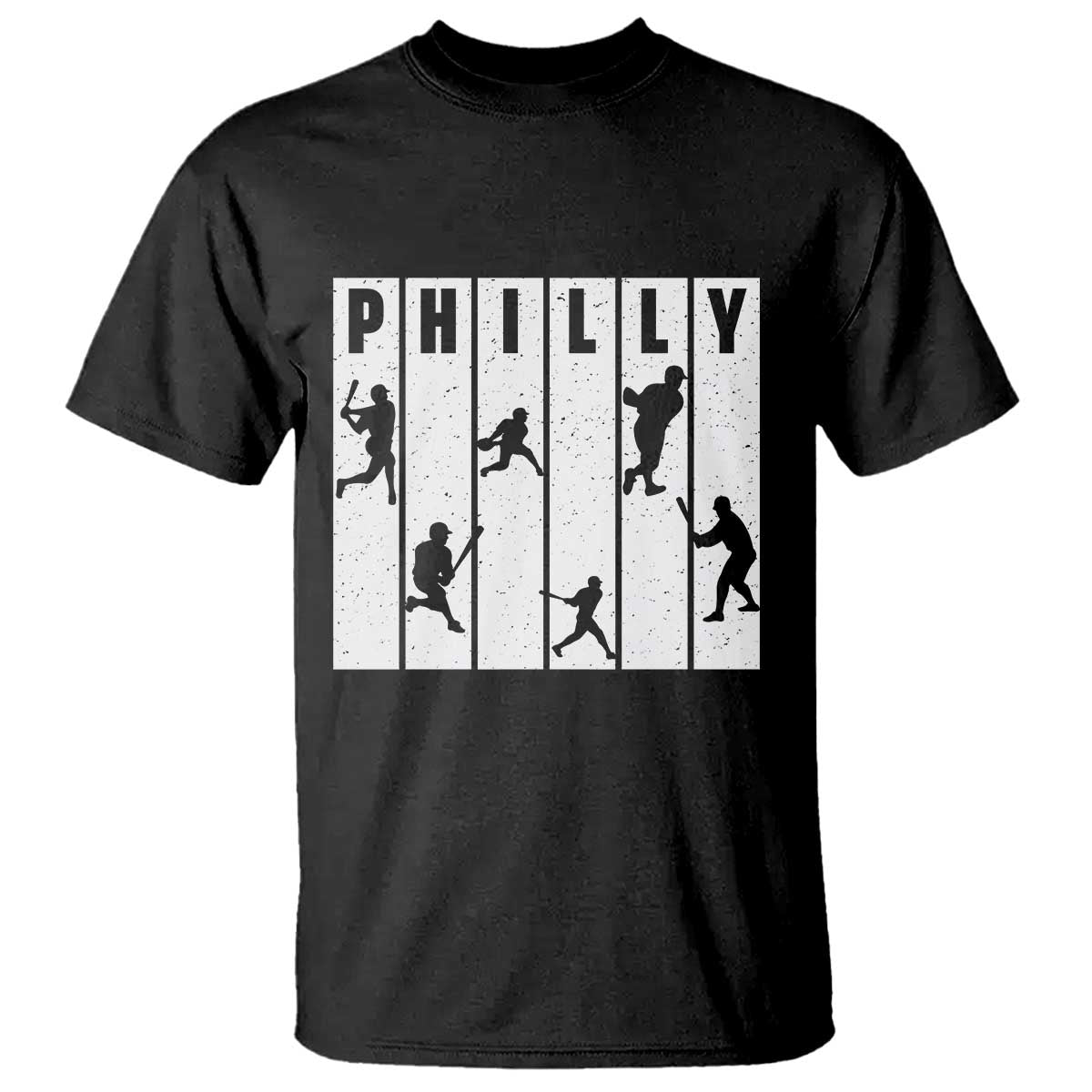 Baseball Lover T Shirt Philly Retro Spirit Proud Fan Sport Lover Gift TS12 Black Print Your Wear